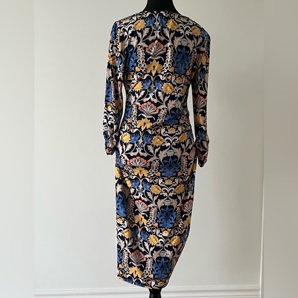 INC Floral-print Smocked Dress - Picture 4 of 5